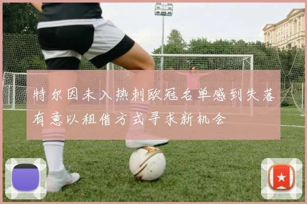 特尔因未入热刺欧冠名单感到失落有意以租借方式寻求新机会